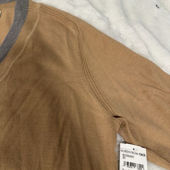 John Elliott Brown And Gray Cardigan Men’s Medium No Tag - Picture 7 of 8